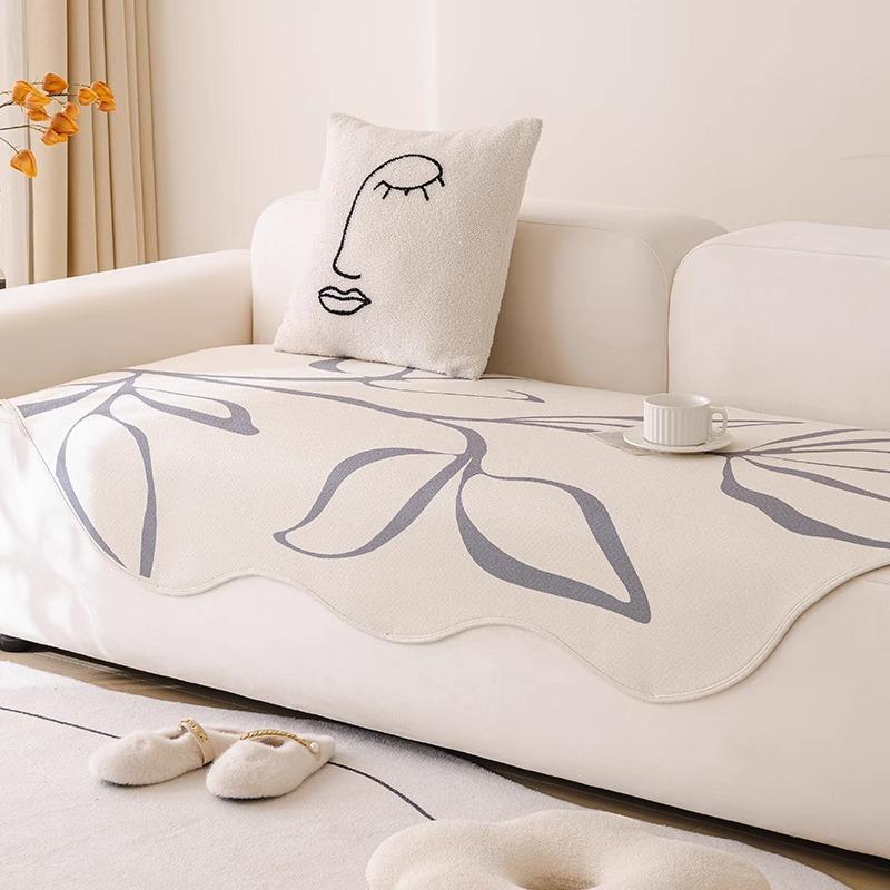 Подушка для дивана неправильной формы, нескользящая, для гостиной, прямой чехол для дивана, полотенце, чехол для дивана