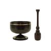 Urushi Product Orin, 2.0 Inches, Stand Type, Buddhist Altar Bell, Single Bell Stick, Black