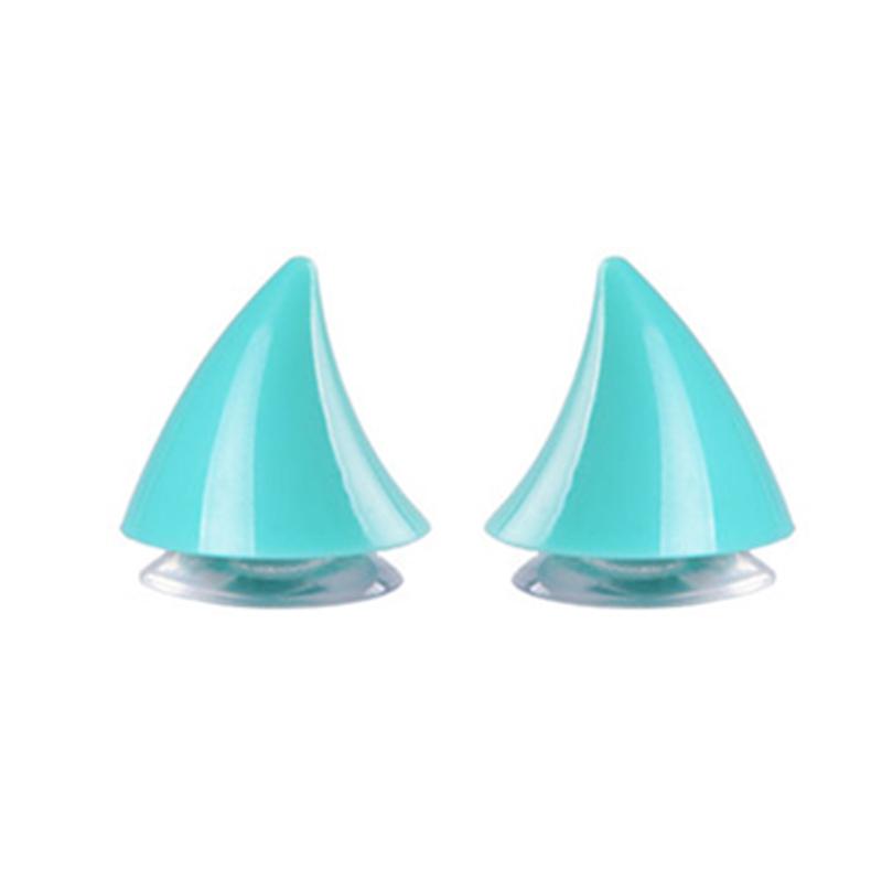 Colorful Motorcycle Helmet Cat Ears Decoration Moto Electric Car Driving Styling Cute Cat Ears Stickers Decor Helmet Accessories