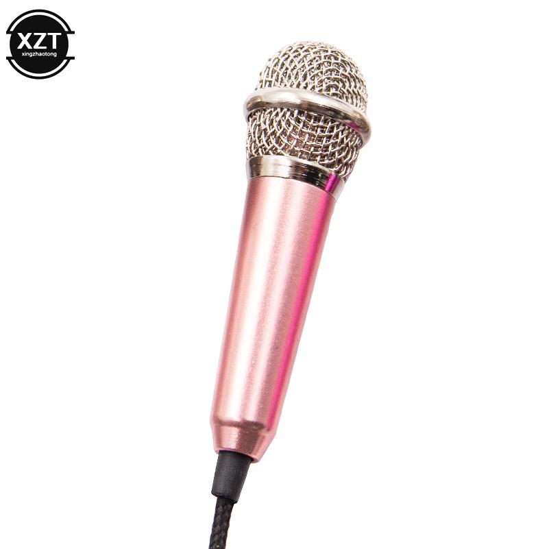 Newest Mini Jack 3.5mm Studio Lavalier Professional Microphone Handheld Mic for Computer for iPhone ipad karaoke 7