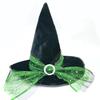Adjustable Polyester Witch Hat Durability Halloween Hat Crinkle Witch Hat for Outfits Group Activity