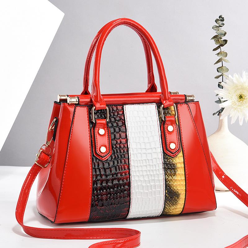 Новая модная и универсальная женская сумка, сумка для мам среднего возраста, мягкая кожаная текстура, сумка через плечо на одно плечо