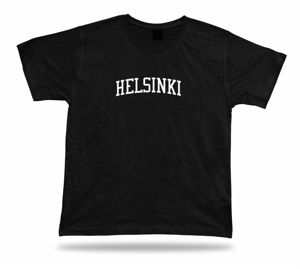 T-Shirt Stylish Cotton Classic Apparel great gift idea casual Helinsky Finland