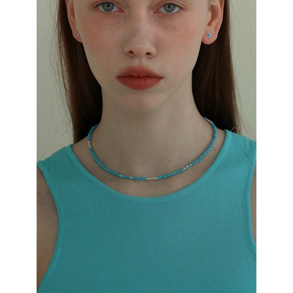 Blue Beads Necklace