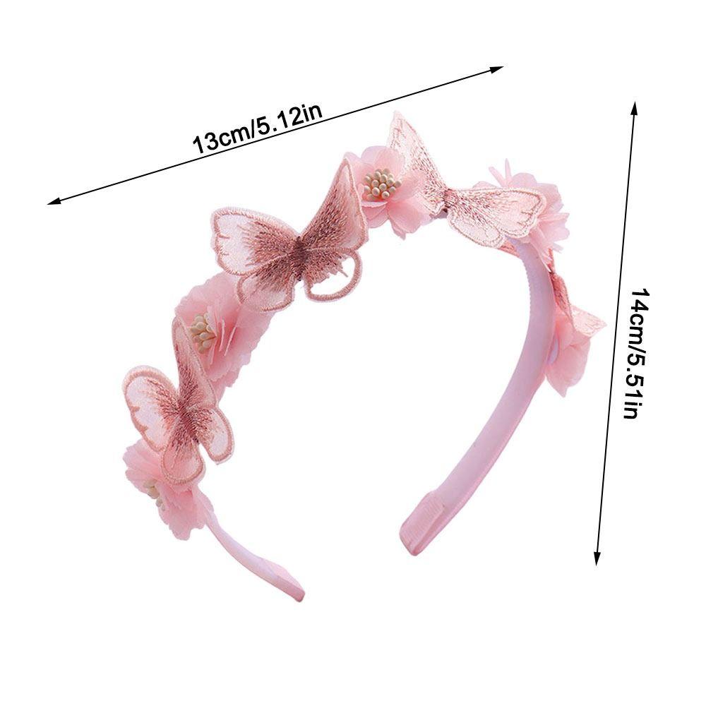 Fashion Butterfly Flower Headbands Handmade Hair Jewelry Hairband Girls Women Lady