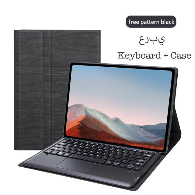 Для Microsoft Surface Pro 4 5 6 Pro7 Беспроводная портативная Bluetooth 3,0 тачпад клавиатура ТПУ чехол кобура защитный чехол для планшета