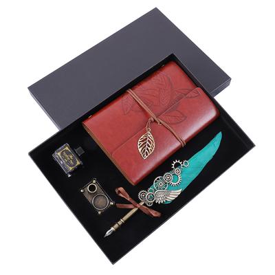 Набор перьевых ручек и чернил, ретро-винтажная гусиная ручка, каллиграфическая ручка для письма, авторучка для письма, перьевая ручка