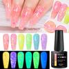MEET ACROSS 7ml Glow-in-dark Candy Gel Nail Polish Soak Off Luminous Neon UV Led Gel Varnish DIY Manicure For Nails Design