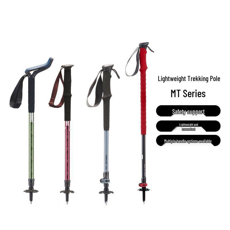 Foldable Carbon Fiber Trekking Poles for Men & Women - Telescopic Hiking and Climbing Sticks
