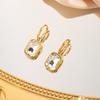 New Zircon Dangle Earrings Jewelry for Women with Hypoallergenic Style Pendant Stud Earrings Gifts