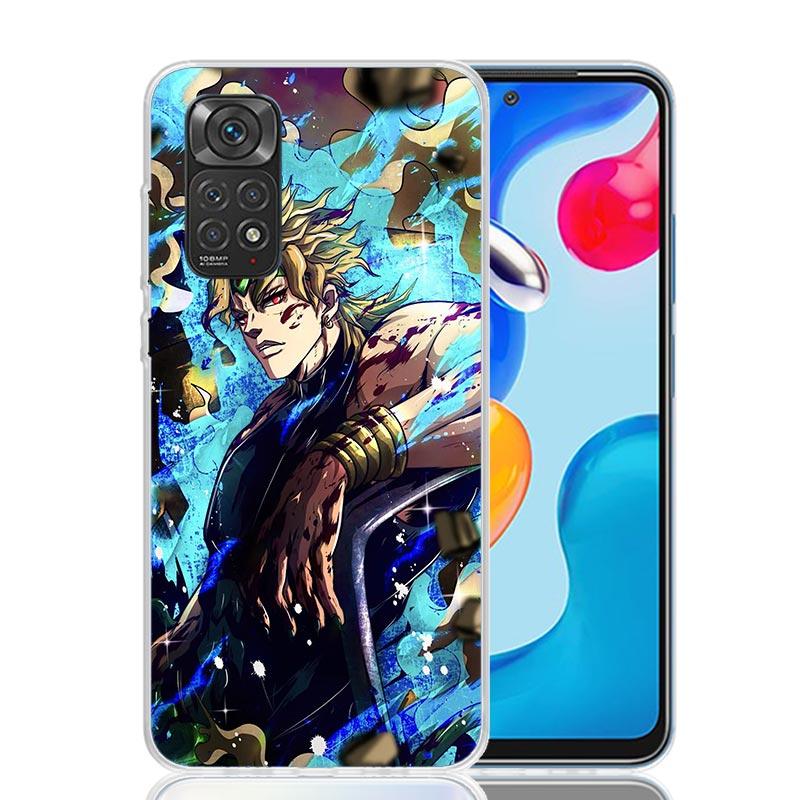 Чехол для телефона JoJo Adventure Dio Diego Brando для Xiaomi Redmi Note 15 14 13 12S 12 Pro Plus 11S 11E 11 11T 10S 10 Арт Мягкий Рисунок