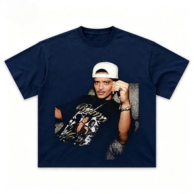 2026 New Unisex Unisex Retro Hip Hop Portrait Graphic Tshirt Unisex Cotton Loose Music Fan Tee