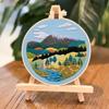 Mountain Landscape Nature Scenery Embroidery Kit Hand-stitched Embroidery Set  Beginner