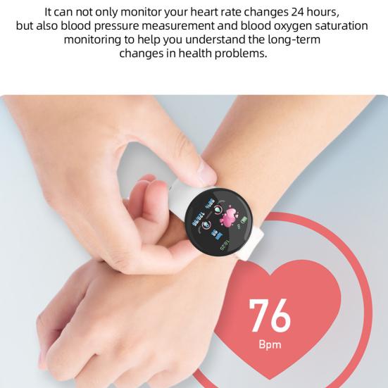 D18S 1,44 дюйма Сенсорное управление Мониторинг сердечного ритма Умные часы Большой экран Мужские