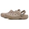 Crocs Classic Lined Comfort Versatile Outdoor Breathable Beach Sandals Men Light Brown 203591-2YB