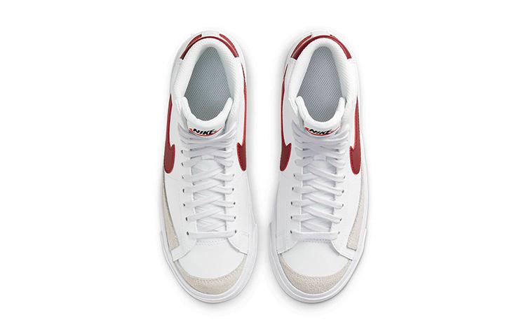 Nike Кроссовки Blazer Mid 77 White Team Red GS DA4086-102