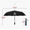 Car Automatic Folding Windproof Sunshade Umbrella For Mitsubishi Outlander Pajero Asx L200 Ralliart Lancer EX Evolution X Triton
