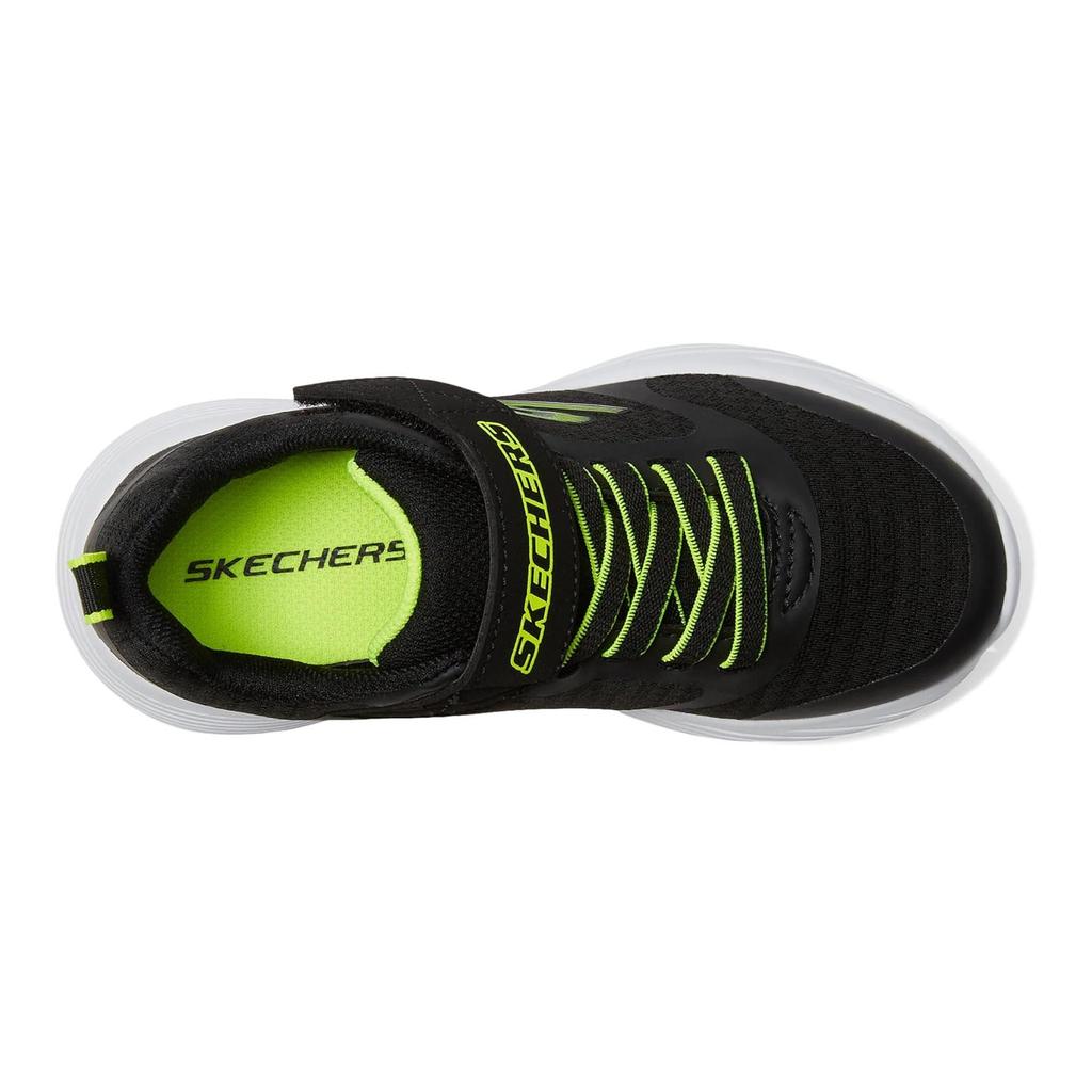Skechers Кроссовки для детей Skechers GOrun 405095L, на липучках, повседневные, низкие, черные с желтым