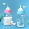 Устойчивый к укусам с мерной шкалой Кормушка для кошек Бутылочка для кормления кроликов Бутылочка для молока для питомцев Бутылочка с соской для котят