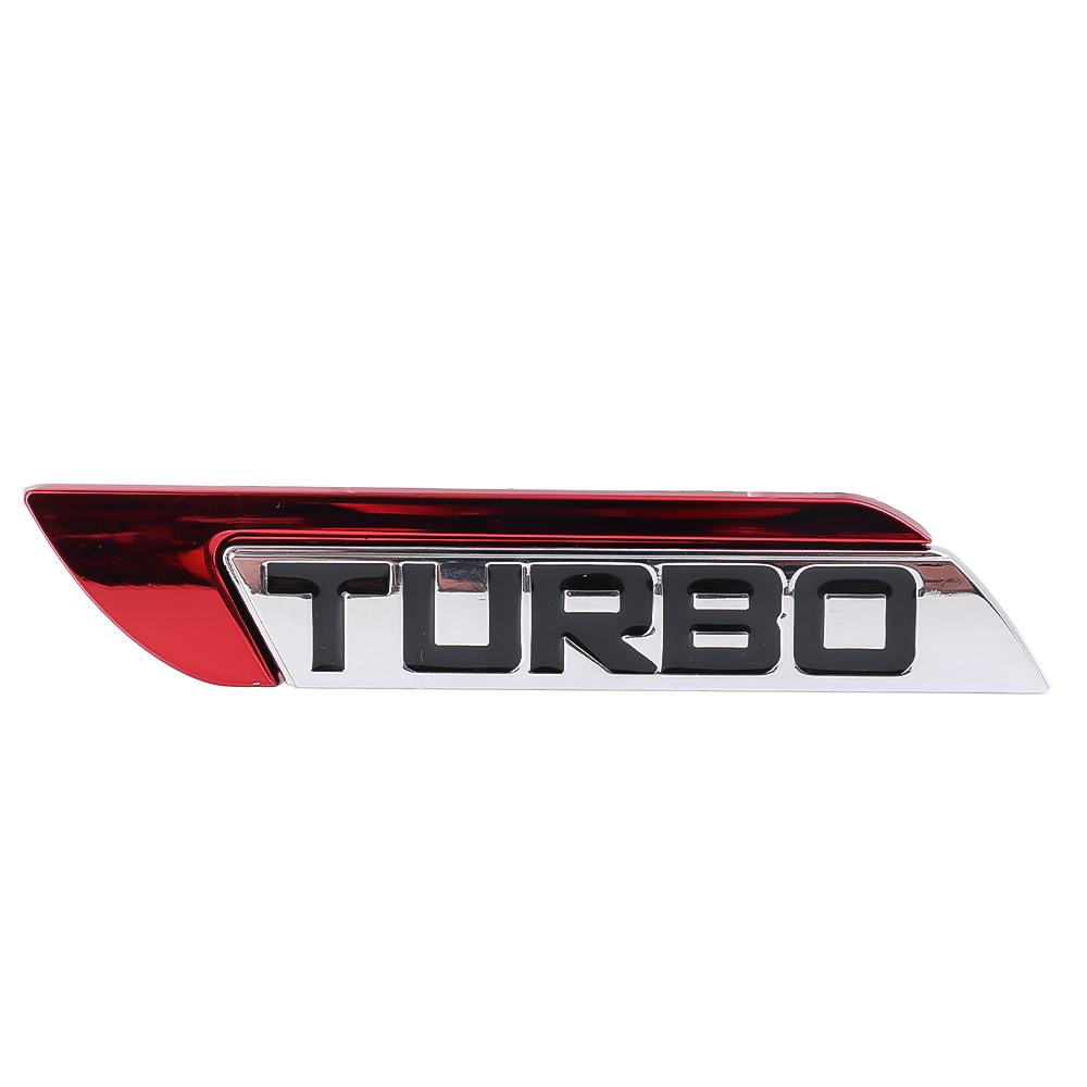 3D металлическая наклейка на автомобиль с турбонаддувом TURBO эмблема значок наклейка на кузов автомобиля мотоцикла багажник крыло стиль модификация аксессуары