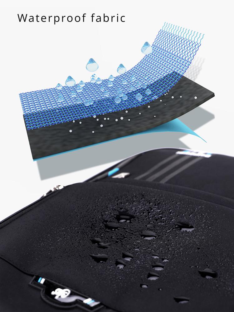 Fashion Trendy Oxford Waterproof School Bags Middle School Student Backpack Youth Campus Satchel Leisure Travel Bag