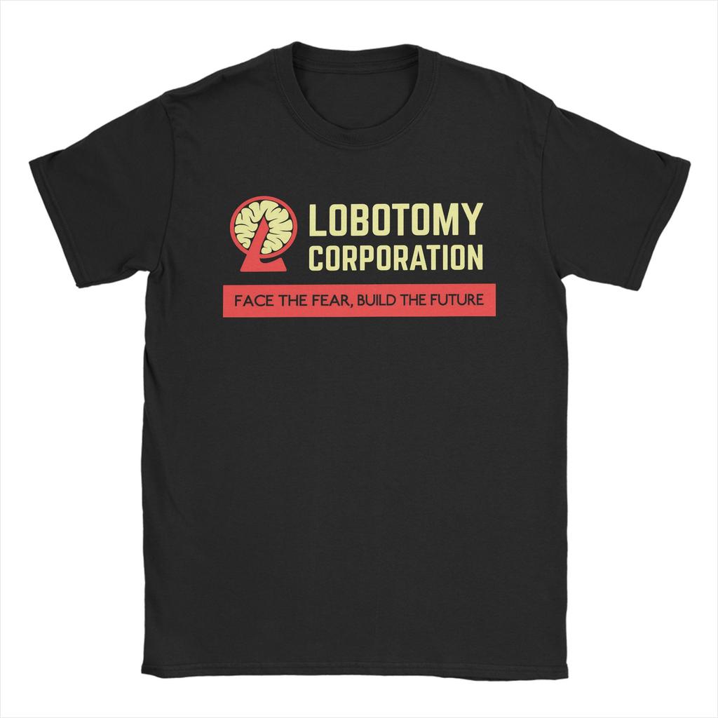 Видеоигра Lobotomy Corporation Футболки Мужские Хлопковые Футболки С Круглым Вырезом Одежда С Короткой Рукавом Uniq...