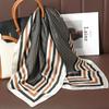 New Silk Shawl Square Scarf for Women Neckerchief Female Headband Hair Wrap Print Ladies Foulard Fashion Hijab Bandana