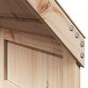 High Bed with Roof 80 x 200 cm Solid Pine Wood