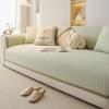Cream Wind Advanced Straight Row Sofa Cushion New Four-Season Universal Fixed Non-Slip Backrest Cushion Cover Cloth Towel