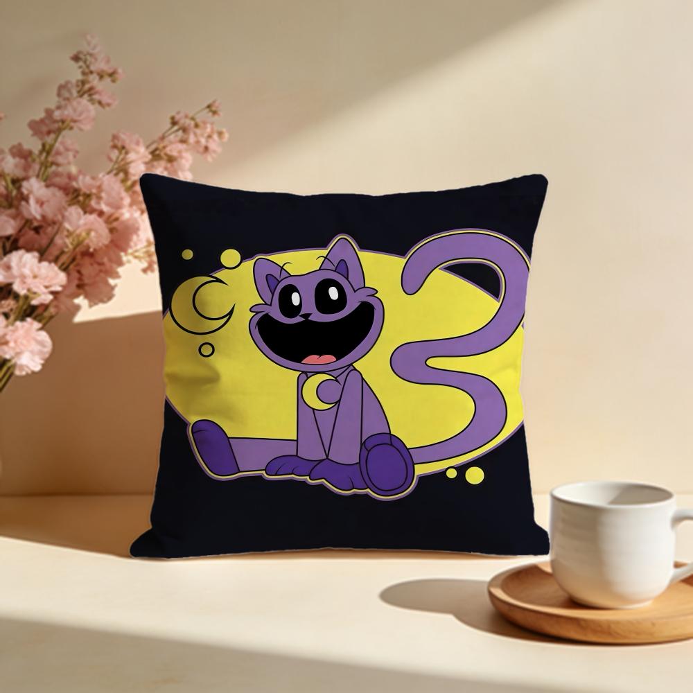 Fashion CCatnapful Cushion Cover Stylish Washable Pillow Cover Ideal for Couch Bedroom Car Decoration