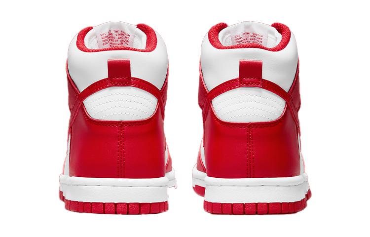 Nike Dunk High Championship Белый Красный Белая бирка на языке GS DB2179-106