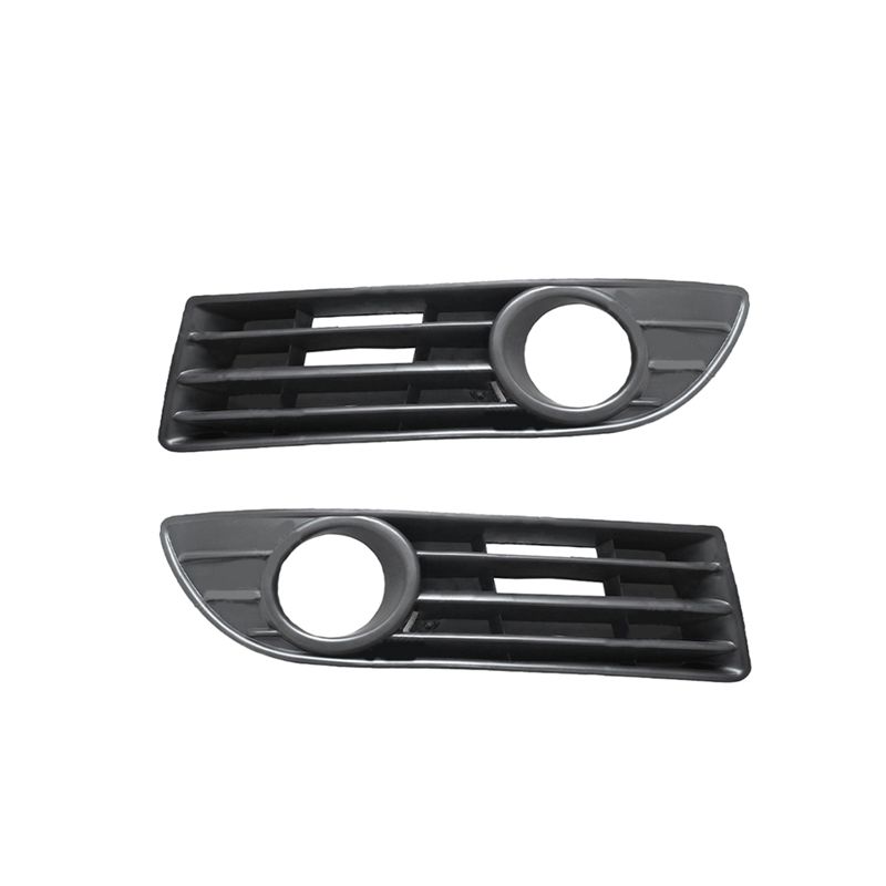 A30F-2PCS Fog Light Frame Cover Grille Grill For Polo 9N GTI 2005-2009 6Q0853665E, 6Q0853666G