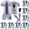 22/23 Barcelona Second Away Jerseys Children's Football Training Suit Set