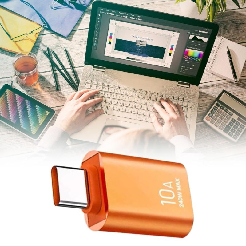 USB на USB C Адаптер Тип C male на USB A Female Конвертеры Для Телефона, Электронных Гаджетов Передача Данных OTG Адаптер