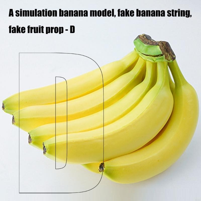 Artificial Banana Simulation Fruit Model for Home Decoration Basket Display