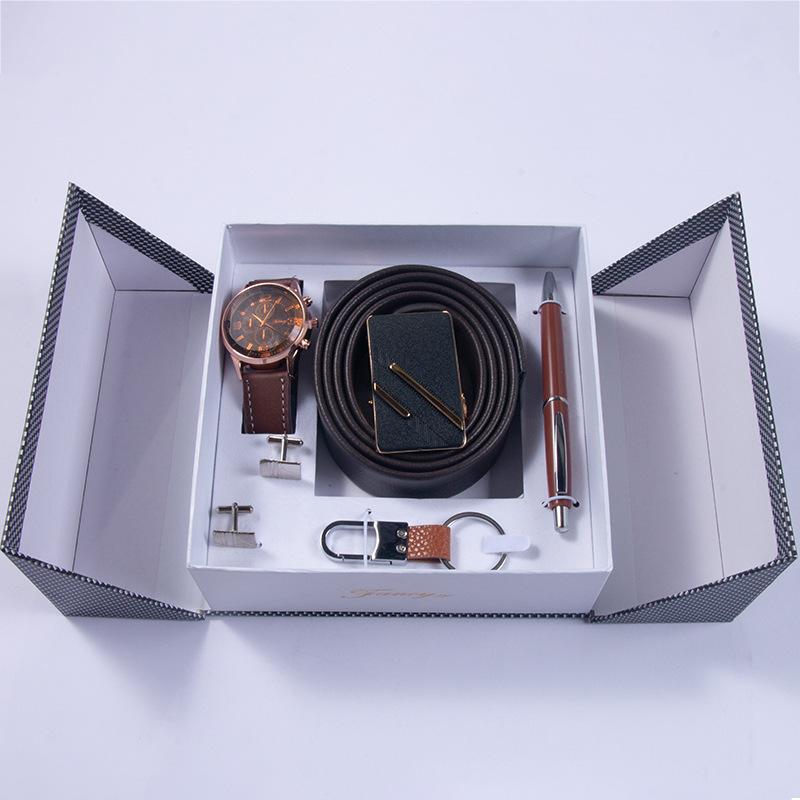Fancy & Yc M2277 Elegant 5-Piece Business Experience Kit Simple Luxury Men's Set for High-End Events Holiday Gift Set for Men