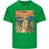 Cat Scream Painting Parody Unisexs Light Cotton TShirt