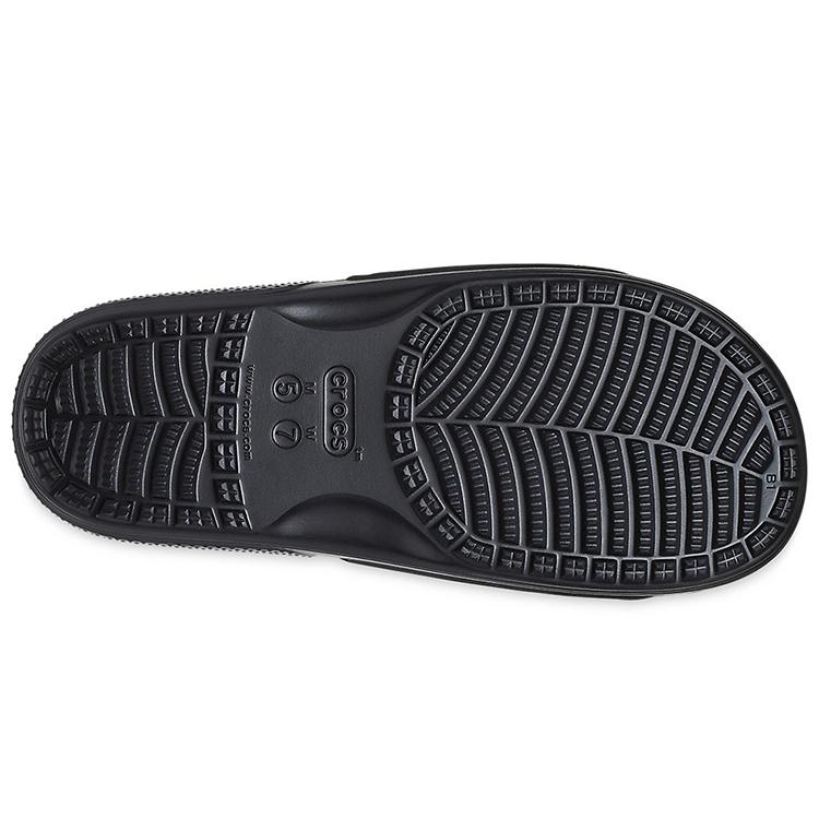 Crocs Разноцветные повседневные унисекс тапочки разных цветов, черные 207557-0C4