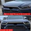 Для Toyota Grand Highlander 2024 2025 карбон Передний бампер Сетка капота Решетка Губа капота Накладка Отделка Внешние аксессуары