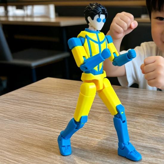 3D-печатная фигурка персонажа, Многосуставная подвижная игрушка, Коллекционная шарнирная фигурка для украшения рабочего стола, Подарки для коллекционеров