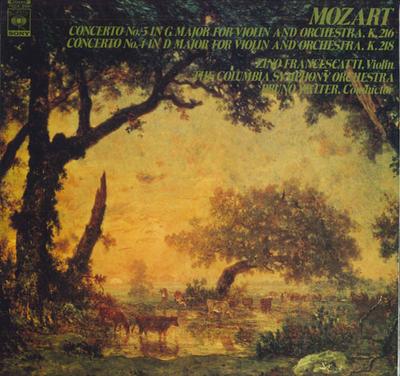 LP-пластинка ЗИНО ФРАНЧЕСКАТТИ - Моцарт: Концерт для скрипки №. 3 в G FCCA298 CBS SONY Япония Классика Б/У