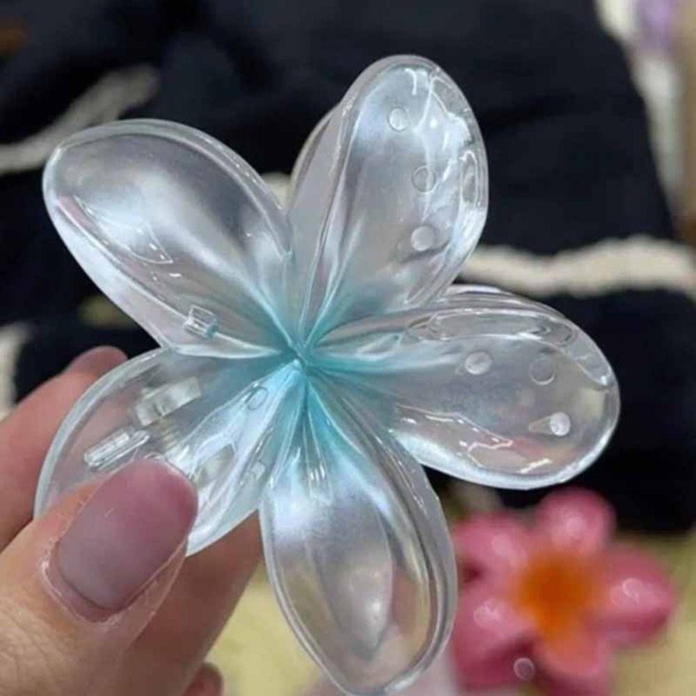 Градиентный цветок шпилька Ins стиль клипса коготь простая акула клипса