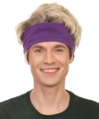 Wigs2you H-5628 Премиальный взрослый мужской парик Кунг-фу Кобра Герой с повязкой на голову, мягкие синтетические волосы, идеально подходит для Хэллоуина и вечеринок