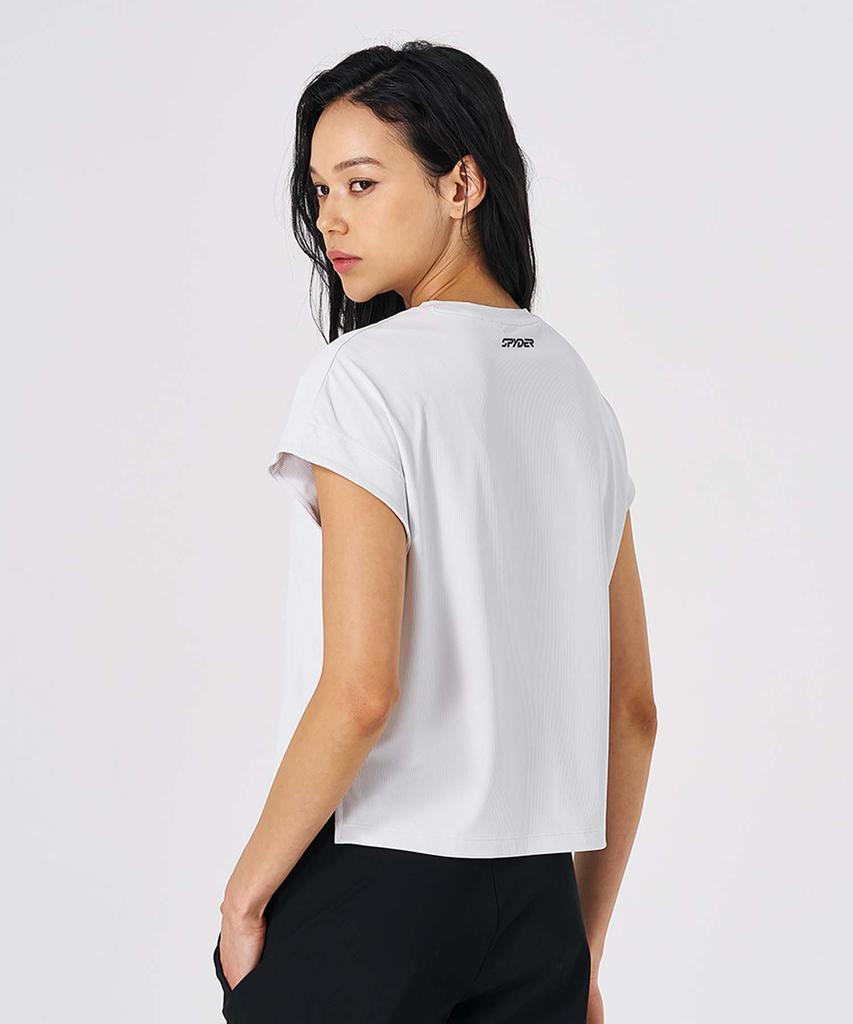 SPYDER Women'S Ribbed Drop Shoulder T-Shirt Spkmcnrs253Wlgr