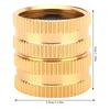3 4  Brass Hose Tap Connector Threaded Garden Water Pipe Adaptor with Gasket