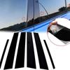 6Pcs Car Door Window Pillar Posts Trim Cover Sticker Glossy Black Fit For BMW 3 Series F30/F31/F34/F35 2012-2018 Exterior Parts