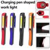 Powerful COB LED Work Light Car Multifunction Lamp Magnetic Mini USBRechargeable Pen Clip Torch Flashlight Work Lnspection Light