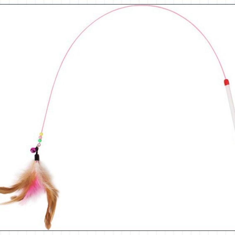 Cat Toys, Cat Fishing Sticks, Cat Feather Toys, High-toughness Feather Steel Wire Cat Toys
