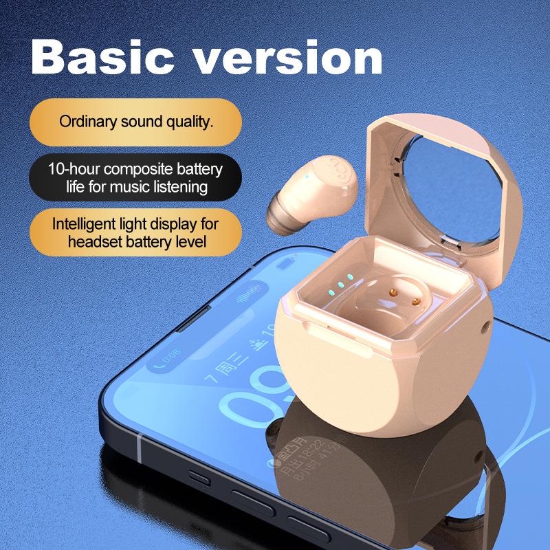 Мини-наушник Q1 Bluetooth, одноухий, с дисплеем заряда батареи, для спорта или бизнеса