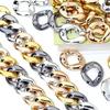 10pcs/lot 48X40mm Plated Acrylic Chain Buckle For Jewelry Making Connectors DIY Necklace Bracelet Purse Chain Accessory